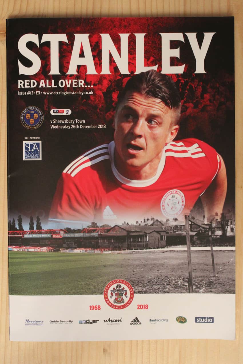 Accrington Stanley FC v Shrewsbury Town FC